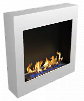 Биокамин ZeFire Orion Qube 600 с белой рамкой