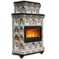 КимрПечь Истра угловой двухъярусный Муха (комплектация: Ладья-600)