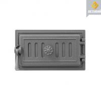 Дверка Везувий поддувальная 236 Антрацит 320*185