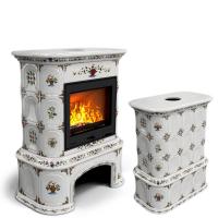 КимрПечь Прованс с дровником центральный Руан (топка: Ладья-600)