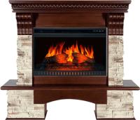 Комплект Портал RoyalFlame Aberdeen Тёмный дуб/Сланец + Очаг Vision 26 EF LED FX