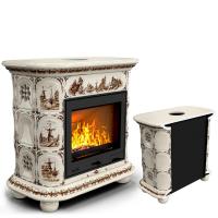 КимрПечь Прованс пристенный Голландия (топка: Ладья-700) (топка: Ладья-700)