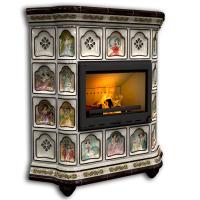 КимрПечь Истра угловой Муха (комплектация: Облицовка для топок Ладья-600, Antek)