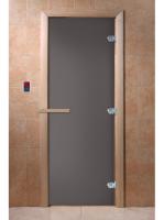Дверь DoorWood "Затмение" графит матовый 0.8*.0