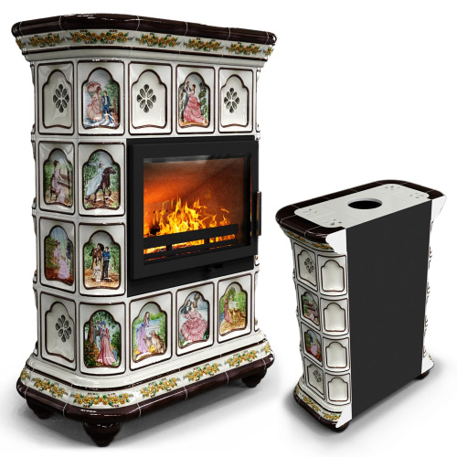 КимрПечь Истра пристенный Усадьба (комплектация: Ладья-700)