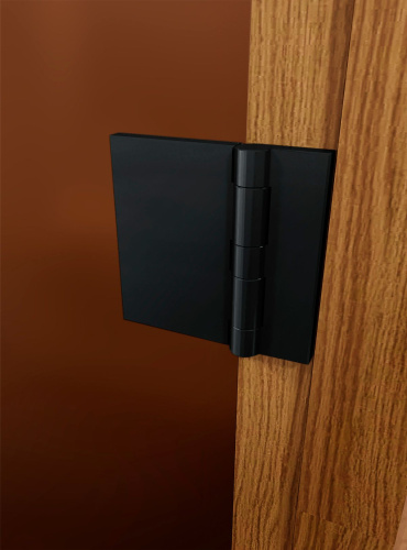 Дверь DoorWood "ФАВОРИТ ЧЕРНЫЙ (BLACK) бронза матовая" 0.7*1.9