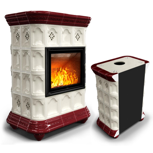 КимрПечь Истра пристенный Вишня (комплектация: Астов-МЛ700)