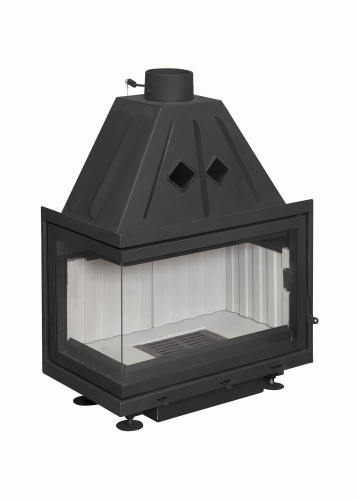 Топка Экокамин Альфа 700 L два стекла левая