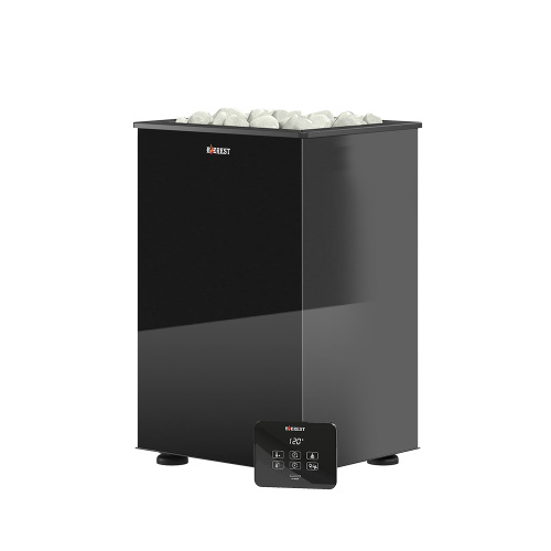 Печь Электрокаменка ЭВЕРЕСТ (EVEREST)  ЧЕРНЫЙ КРИСТАЛЛ (BLACK CRYSTAL) S180 18 кВт (15-27 м3)