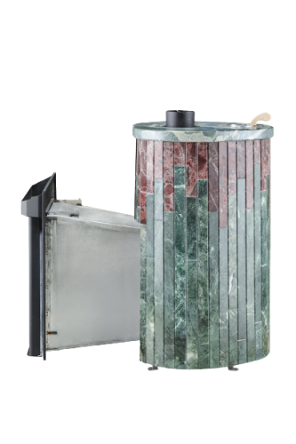 Печь для бани Ферингер Ламель Макси Змеевик+Россо Леванте до 38 м3 (серия ПФ)