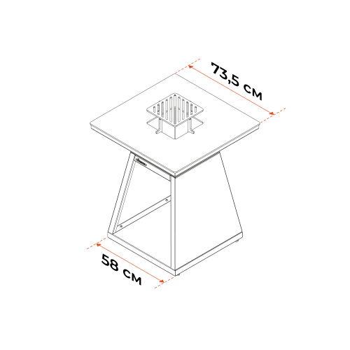 Очаг Gratar Expert EGO 740PYR