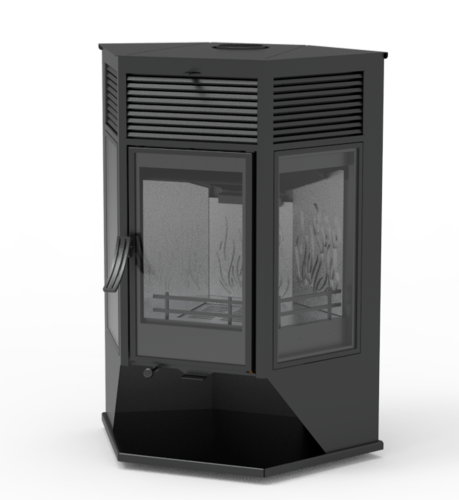 Печь-камин BLACK STOVE Хорс-13  