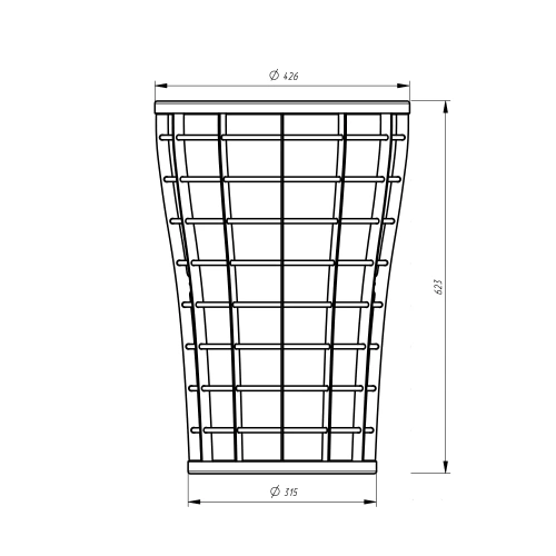 Сетка-каменка ПроМеталл натрубная V