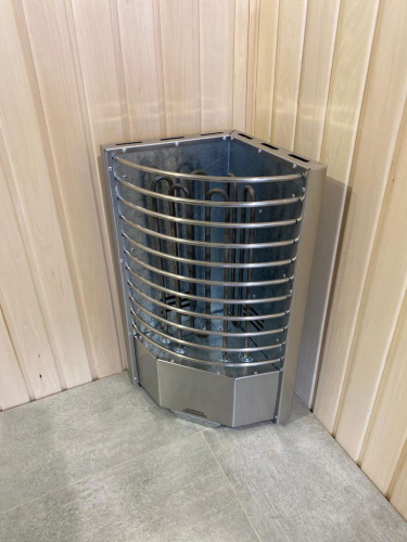 Печь Олимпия 6 кВт (6-10 м3) Угловая РЭК Ресурс электрокаменка ЭКМ