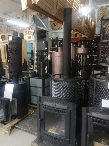 Труба стартовая КПД ЧЁРНЫЙ 1м (1000мм) для печей Атмосфера, Бахта