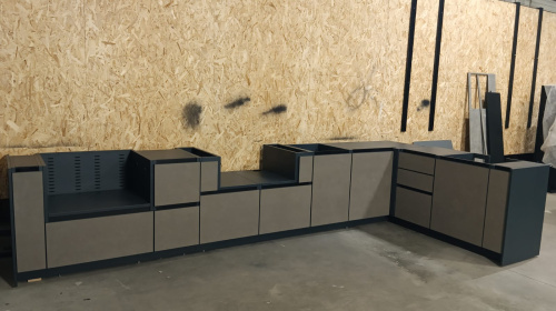 Кухня ASTOV BBQ по индивидуальному проекту