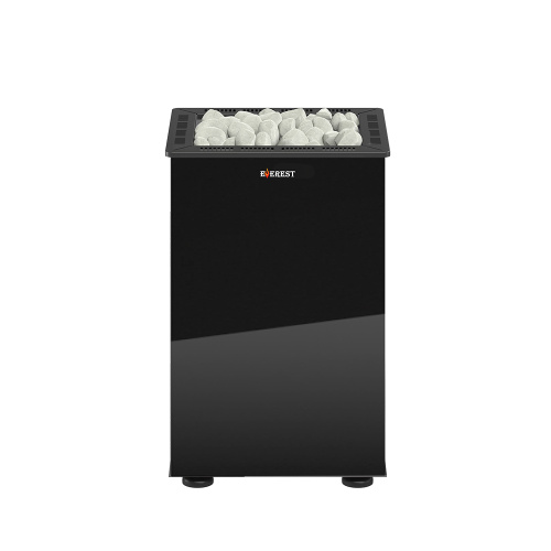 Печь Электрокаменка ЭВЕРЕСТ (EVEREST)  ЧЕРНЫЙ КРИСТАЛЛ (BLACK CRYSTAL) S45 4,5 кВт (3-6 м3)