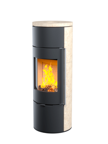 Печь-камин Астов R1.0 L K Крема беж