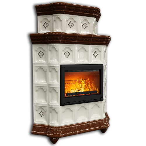 КимрПечь Истра угловой двухъярусный Шоколад (комплектация: Астов-МЛ700)