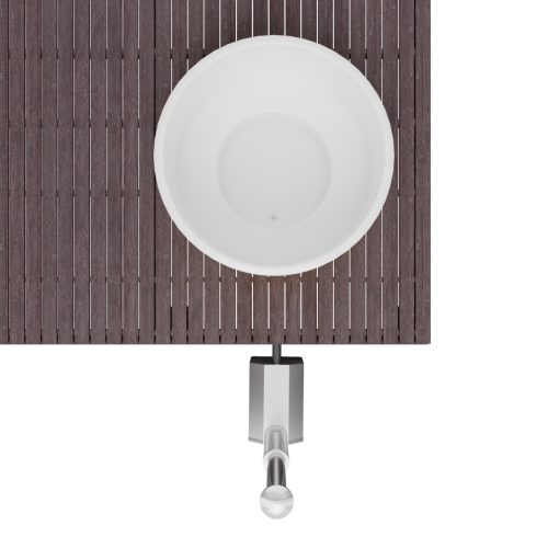 Купель BONDARSPA встраиваемая в террасу. Полное погружение.