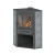 Камин ЭТНА (БКД) угловой "Талькохлорит" Ø 115мм Камин ЭТНА (БКД) угловой "Талькохлорит" Ø 115мм