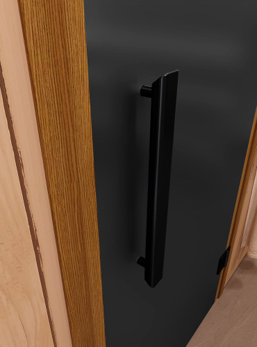 Дверь DoorWood  "ФАВОРИТ ЧЕРНЫЙ (BLACK) графит матовый" 0.7*1.9