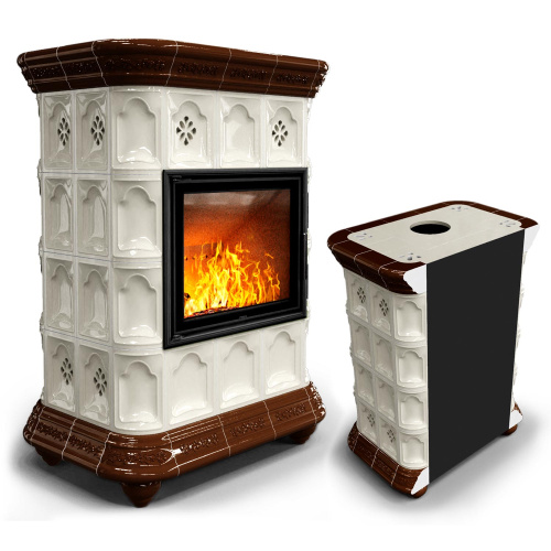 КимрПечь Истра пристенный Шоколад (комплектация: Астов-МЛ700)