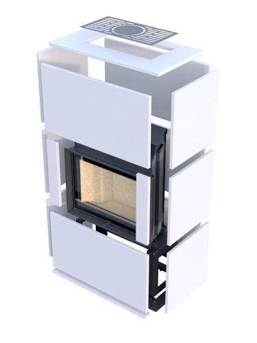 Печь-камин АСТОВ ASTOV АПЛИТ (APLIT) М 700