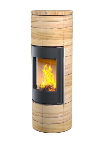 Печь-камин Астов R1.0 XL К MAX Песчаник