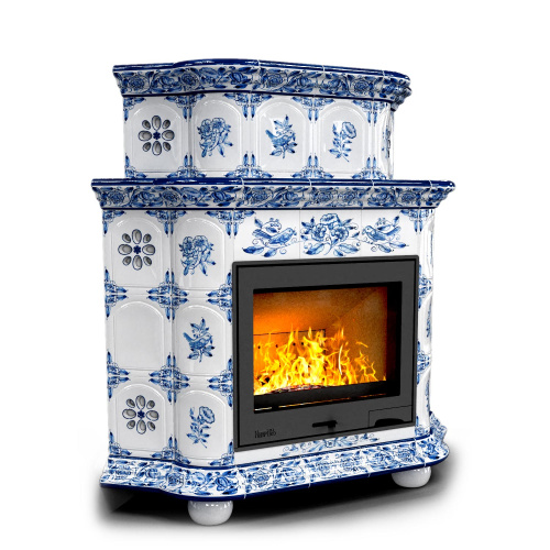 КимрПечь Прованс угловой двухъярусный Дельфт (топка: Ладья-700)