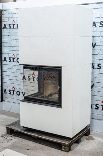 Печь-камин АСТОВ ASTOV АПЛИТ (APLIT) П2С 700 (топка Правая (R)/Левая (L), Трафарет)