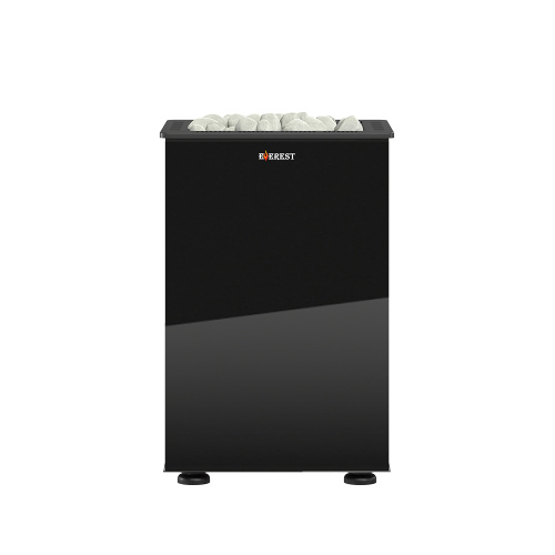 Печь Электрокаменка ЭВЕРЕСТ (EVEREST)  ЧЕРНЫЙ КРИСТАЛЛ (BLACK CRYSTAL) S45 4,5 кВт (3-6 м3)