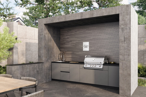 Кухня ASTOV BBQ № 18 (ширина 3240 мм)