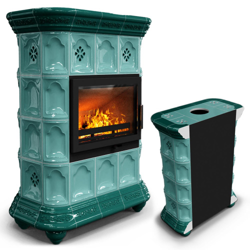 КимрПечь Истра пристенный Волна (комплектация: Ладья-600)