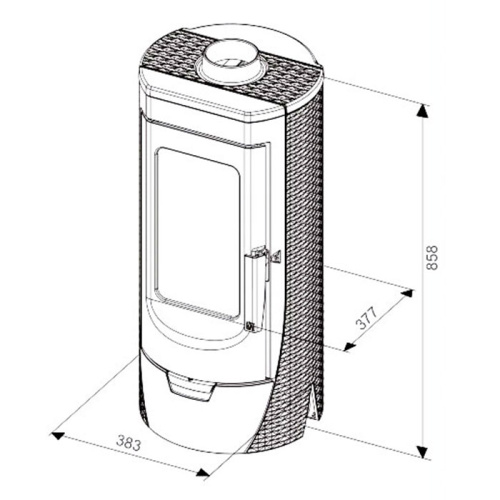 Печь-камин Plamen (Пламен) Tara