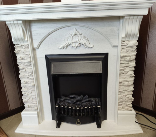 Комплект Угловой Портал Real Flame Athena Corner GR STD/EUG/25"5/24 + Очаг Royal Flame Fobos FX