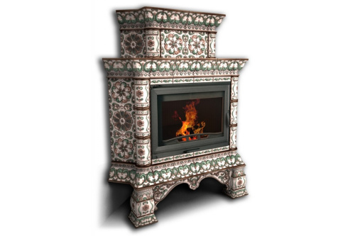 Камин КимрПечь Кострома угловой двухъярусный Ноябрь