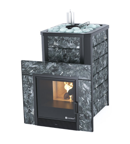 Печь для бани и сауны ИзиСтим Ялта 15 в камне