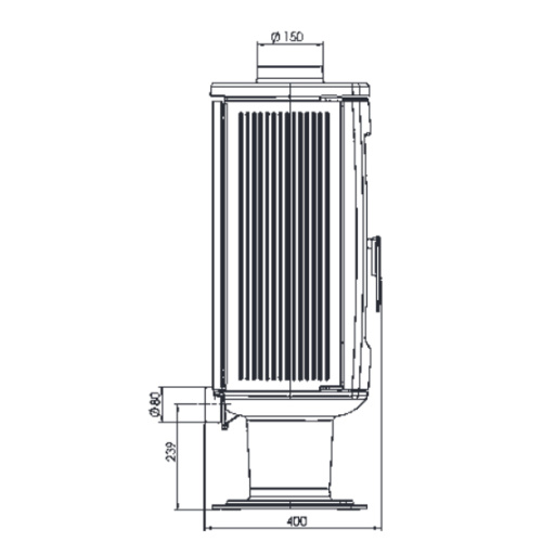 Печь-камин Plamen (Пламен) ARIA