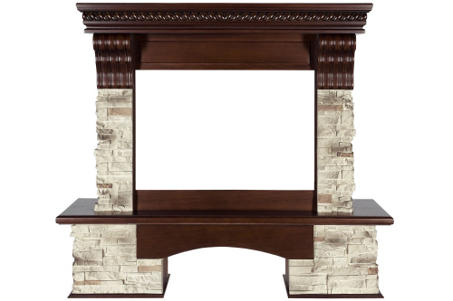 Комплект Портал RoyalFlame Aberdeen Тёмный дуб/Сланец + Очаг Vision 26 EF LED FX