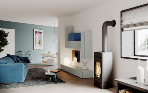 Печь-камин DEFRO HOME SOLUM, 9кВт